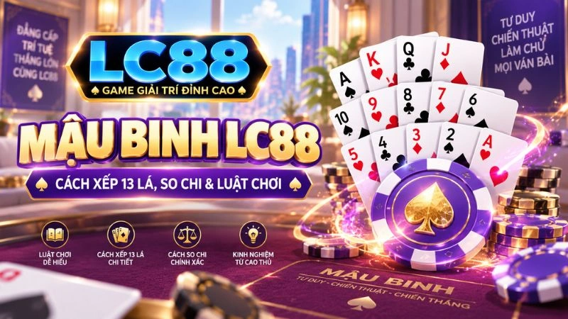 Mậu Binh LC88 – Cách Xếp 13 Lá, So Chi & Luật Chơi